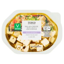 Tesco Salad Cheese Garlic & Herb Marinade 100G