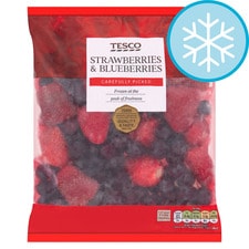 Tesco Strawberries & Blueberries 400G