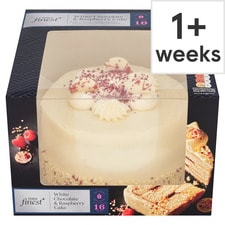 Tesco Finest White Chocolate & Raspberry Cake