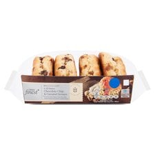 Tesco Finest 4 Chocolate Chip & Caramel Scones