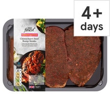 Tesco Finest Chimichurri Beef Rump Steaks 460g