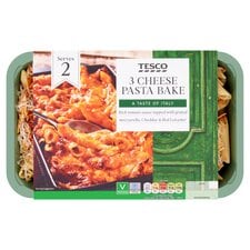 Tesco Three Cheese Pasta Bake 750G