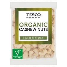 Tesco Organic Cashew Nuts 100G