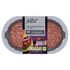 Tesco Finest Caramelised Onion Burgers 454g