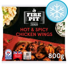 Tesco Firepit Hot & Spicy Chicken Wings 800G