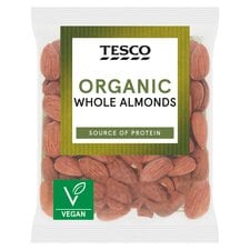 Tesco Organic Whole Almonds 100G