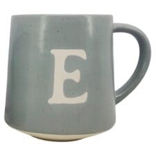 Fox & Ivy Wax Resist Alphabet Mug E