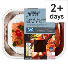 Tesco Finest Teriyaki Scottish Salmon Fillets 290G