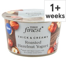 Tesco Finest Roasted Hazelnut Yogurt 150G