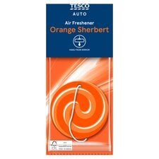 Tesco Carded Orange Sherbert Air Freshener