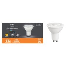 T.  LED GU10 35W 6 PACK COOL WHITE