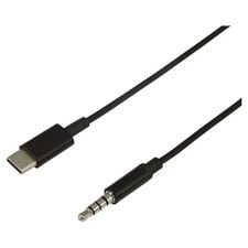 Tesco Aux to USB C Cable 1m Black