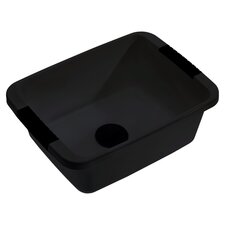 Tesco Recycled Black Washing Up Bowl With Plug