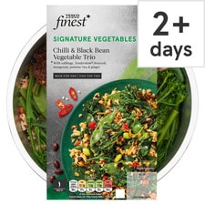 Tesco Finest Chilli & Black Bean Vegetable Trio 380G