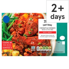 Tesco Chicken & Chorizo With Vegetable Mix 1.04Kg