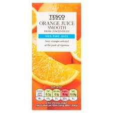 Tesco Orange Juice Smooth From Concentrate 200Ml