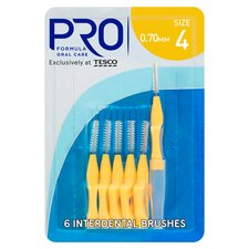 Pro Formula 6 Interdental Brushes Size 4