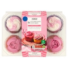 Tesco 6 Celebration Cupcakes