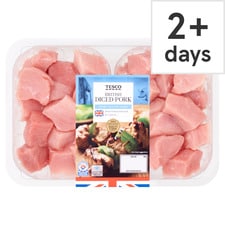 Tesco British Diced Pork 500G 500G