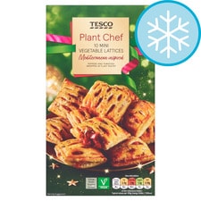 Tesco Plant Chef 10 Mini Mediterranean Inspired Vegetable Lattices 300g