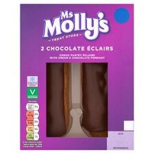 Ms Molly's 2 Belgian Chocolate Eclairs