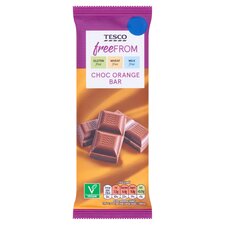 Tesco Free From Chocolate Orange Bar 90G