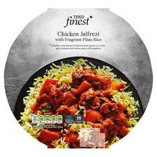 Tesco Finest Chicken Jalfrezi With Pilau Rice 400G