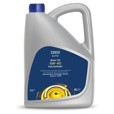 Tesco 5W-40 Fully Synthetic Motor Oil 4L