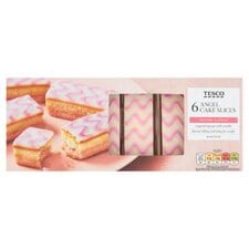 Tesco 6 Angel Cake Slices 160G