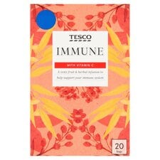 Tesco Immune 20 Tea Bags 40g