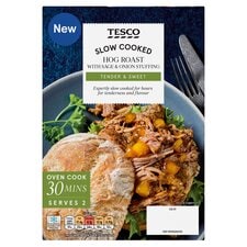 Tesco Slow Cooked Hog Roast With S/On Stuffing 420G