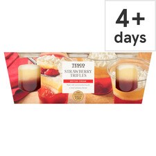 Tesco Strawberry Trifles (3 x 135g) 405g