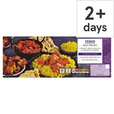 Tesco Chicken Tikka Masala & Chicken Jalfrezi Meal For Two 1.197Kg