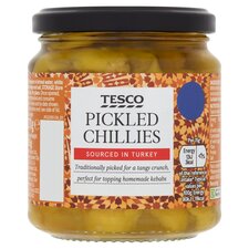 Tesco Pickled Chillies 270G