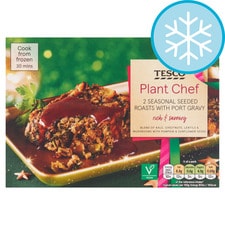 Tesco Plant Chef 2 Seasonal Seeded Roasts Port Gravy 290G