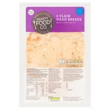 Hearty Food Co. Plain Naan Breads