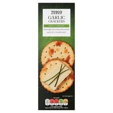 Tesco Garlic Crackers 185g