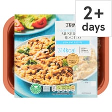 Tesco Calorie Controlled Mushroom Risotto 380G