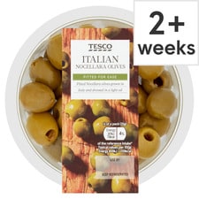 Tesco Italian Pitted Nocellara Olives 140G