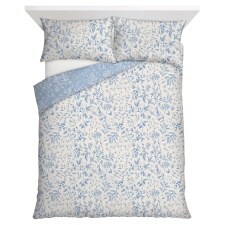 F&F Home Bedding Brushed Botanical Floral Duvet Set Super King