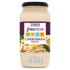 Tesco Free From Carbonara Sauce 485G