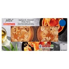 Tesco Finest Apricot & Almond Twin Tarts 144g