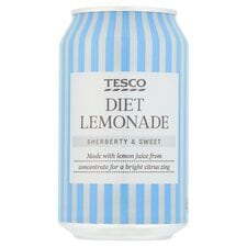 Tesco Diet Lemonade 330Ml