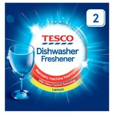 Tesco Dishwasher Freshener Lemon 2X6ml