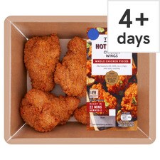 Tesco Hot & Spicy Chicken Wings 350g