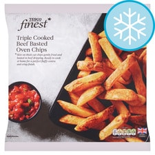 Tesco Finest Triple Cooked Beef Basted Oven Chips 750g