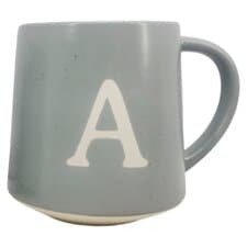 Fox & Ivy Wax Resist Alphabet Mug A