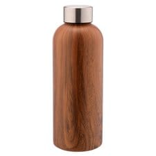 Tesco Wood Effect Insulated Bottle 500ML