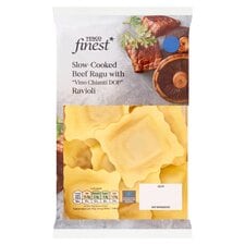 Tesco Finest Slow Cooked Beef Ragu Ravioli 250G