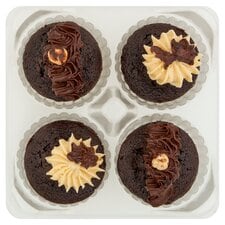 Tesco Finest 4 Mini Chocolate Afternoon Tea Cakes